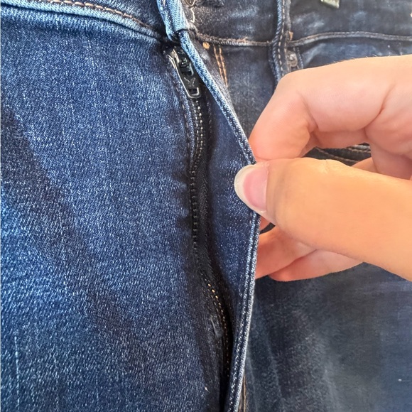 American Eagle Outfitters Dark Blue Flare Jeans - Picture 2 of 6